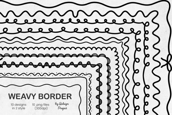 10 Wavy Border, Wavy Shape SVG, and Wavy SVG – A Versatile Design Tool for Creative Projects