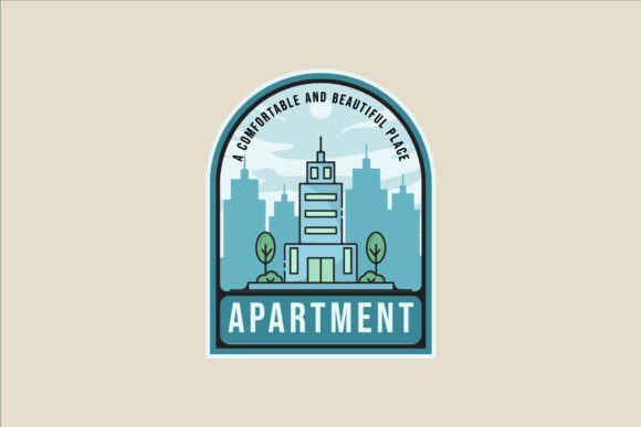 Apartment Building Emblem Logo Line: A Strategic Design Element for Real Estate and Branding