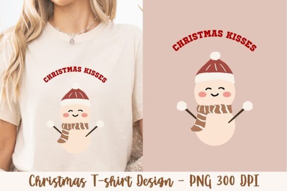 Christmas Kisses Snow Man: A Festive Design for Modern Creativity and Commerce