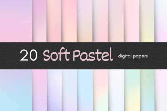Enhance Your Digital Designs with Soft Pastel Digital Paper