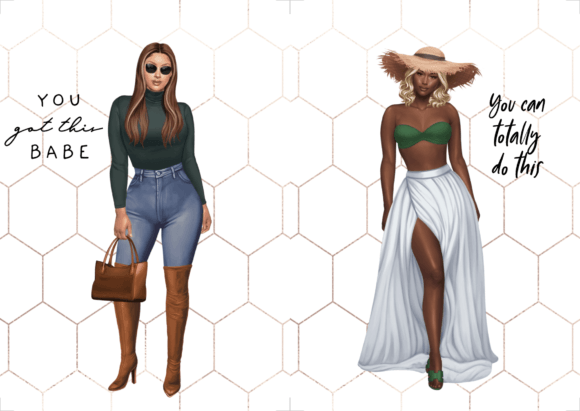Fashion Planner Girl Background: A Guide to Choosing and Using Digital Stickers Effectively