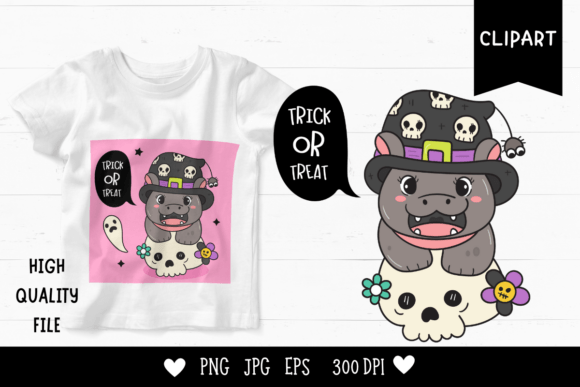 Halloween Pygmy Hippo Baby Hippopotamus: A Cute and Creative Addition to Your Projects