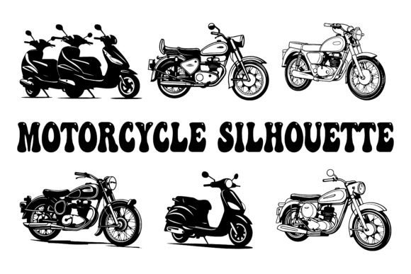 How to Use Motorcycle Vector and Silhouette Motorcycl Files in Modern Design Projects