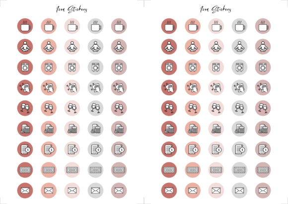Icon Stickers Sheet: A Versatile Tool for Creative and Professional Projects