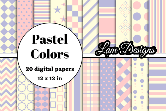Pastel Colors Digital Papers: A Versatile Resource for Creative Projects and Professional Workflows
