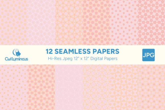 Pastel Seamless Papers Pack 8 Pink Daze: A Versatile Design Resource