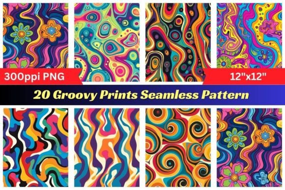 Revive Your Projects with Groovy Prints Seamless Pattern