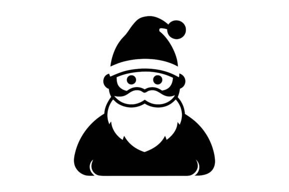 Santa Silhouette Vector Icon: A Timeless Design for Every Project