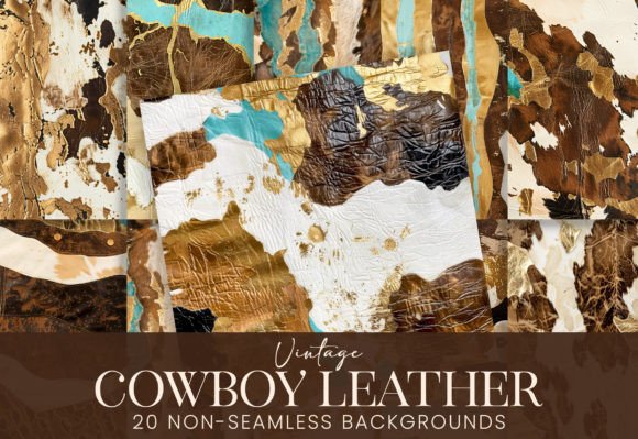 Turquoise Cowboy Distressed Old Leather: A Unique Design Element for Creative Projects