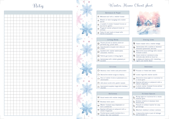 Winter Home Cheat Sheet: A Must-Have for Creative and Practical Use